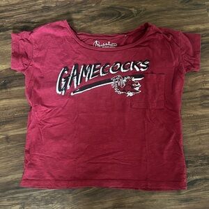 GAMECOCKS women’s t shirt, MEDIUM, loose fit